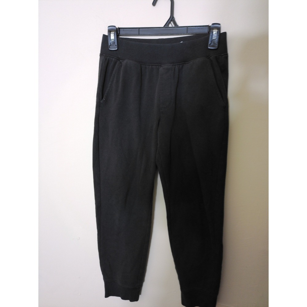 Athletic Works Joggers Youth Boys L 10-12 Black Fleece Lined Sweats Activewear